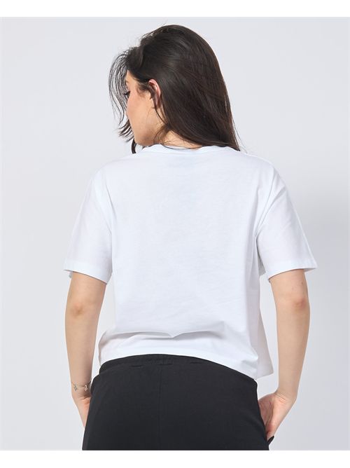 T-shirt donna Disclaimer con paillettes DISCLAIMER | DS54981BIANCO