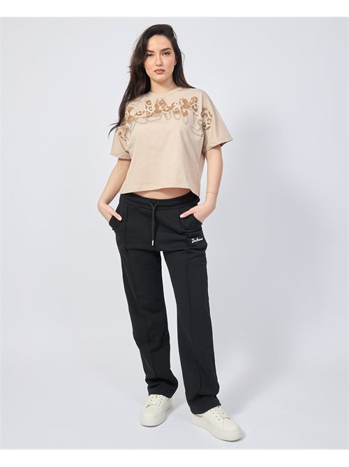 Disclaimer women's t-shirt with sequins DISCLAIMER | DS54981SAFARI