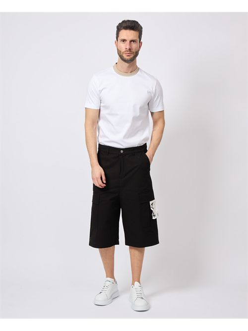 Bermuda lungo Disclaimer stile urban DISCLAIMER | DS55022NERO