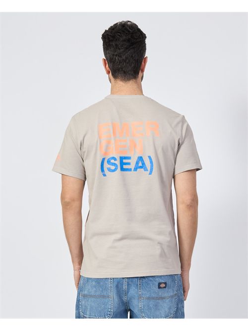 T-shirt en coton recyclé Ecoalf avec imprimé au dos ECOALF | MGATSEMER00803300