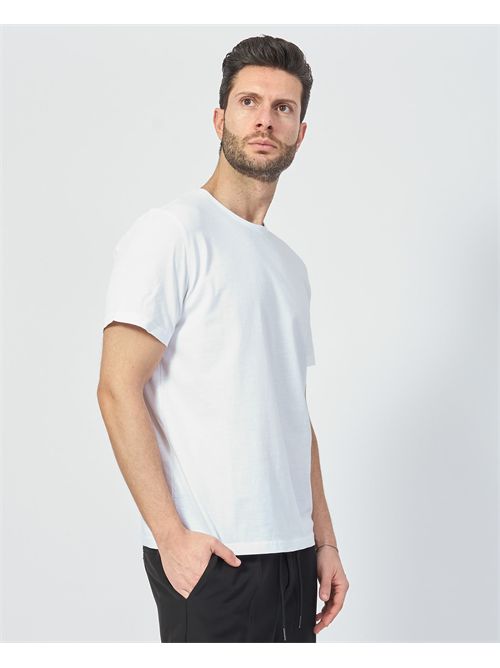 T-shirt en coton recyclé Ecoalf avec imprimé au dos ECOALF | MGATSHOPE00831000