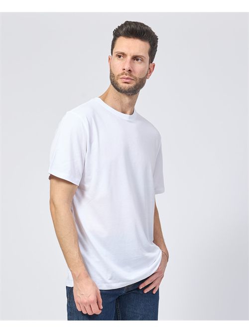 T-shirt en coton biologique Ecoalf avec imprimé au dos ECOALF | MGATSLIMBE0824000