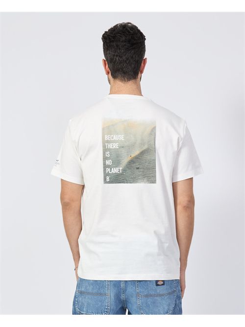 T-shirt en coton recyclé Ecoalf avec imprimé au dos ECOALF | MGATSPRAIA0803000