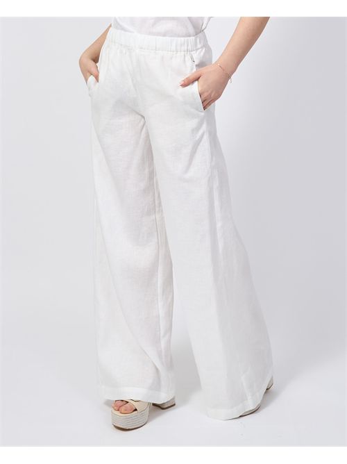 Ecoalf women's trousers in linen blend ECOALF | WGAPAMOSS00710000