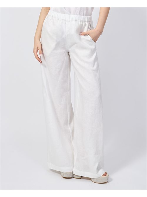 Ecoalf women's trousers in linen blend ECOALF | WGAPAMOSS00710000