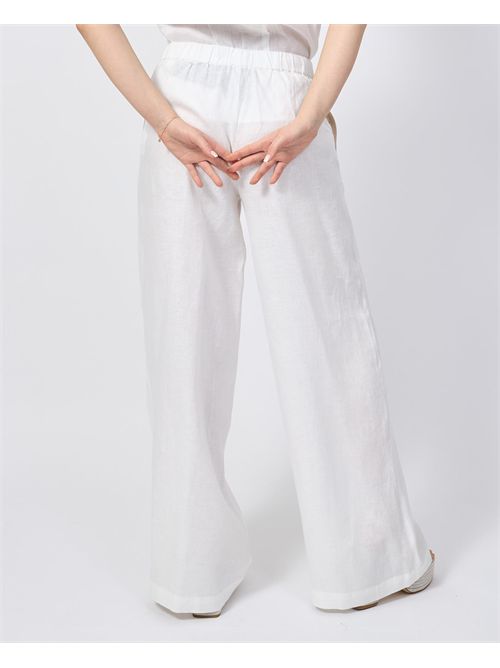 Ecoalf women's trousers in linen blend ECOALF | WGAPAMOSS00710000