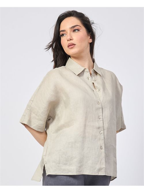 Melania women's shirt by Ecoalf in linen ECOALF | WGASRMELAN0709996