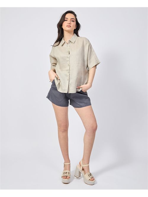 Melania women's shirt by Ecoalf in linen ECOALF | WGASRMELAN0709996