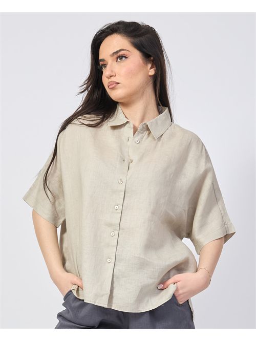 Melania women's shirt by Ecoalf in linen ECOALF | WGASRMELAN0709996