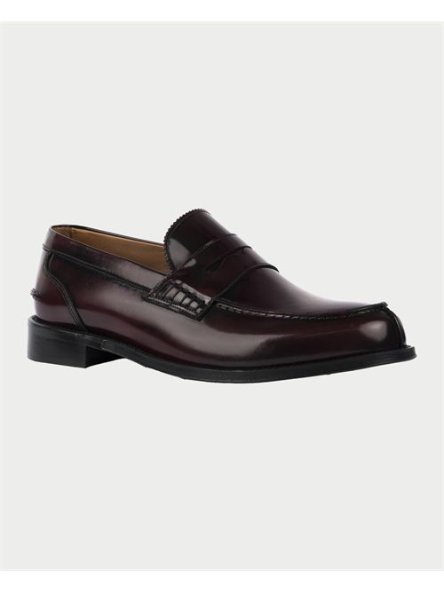 Mocassins pour hommes Exton College brossés EXTON | 102BORDO