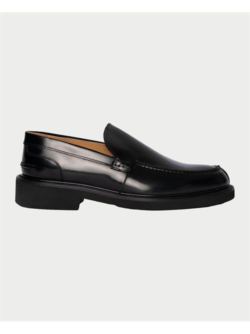 Exton Men's Moccasins Abraded Black EXTON | 2104NERO