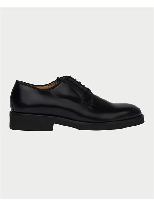 Derby Exton Uomo Pelle Di Vitello Abrasivato Nero EXTON | 2193NERO