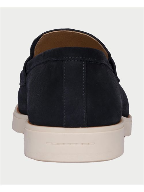 Exton Men's Moccasins Suede Blue EXTON | 335BLU