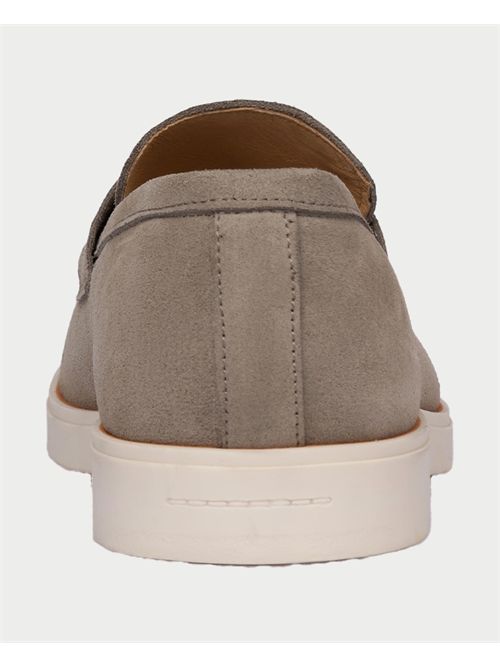 Mocassins Exton pour hommes en daim beige EXTON | 335PALLIDO