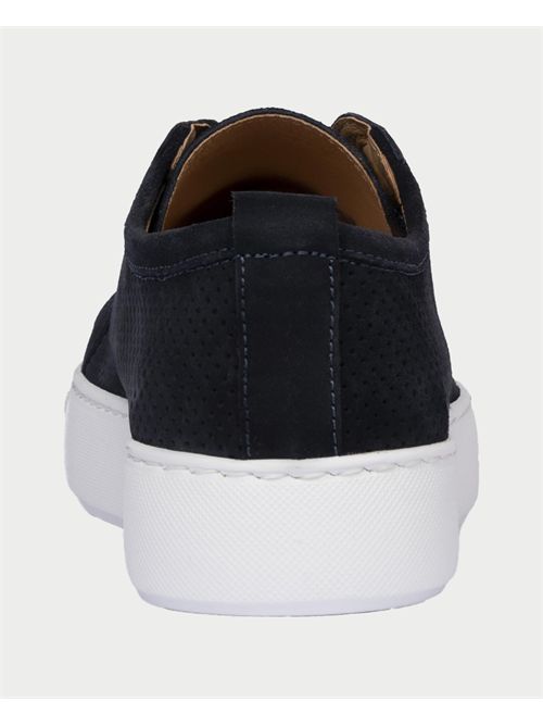 Exton Men's Sneakers Blue Suede EXTON | 565BLU