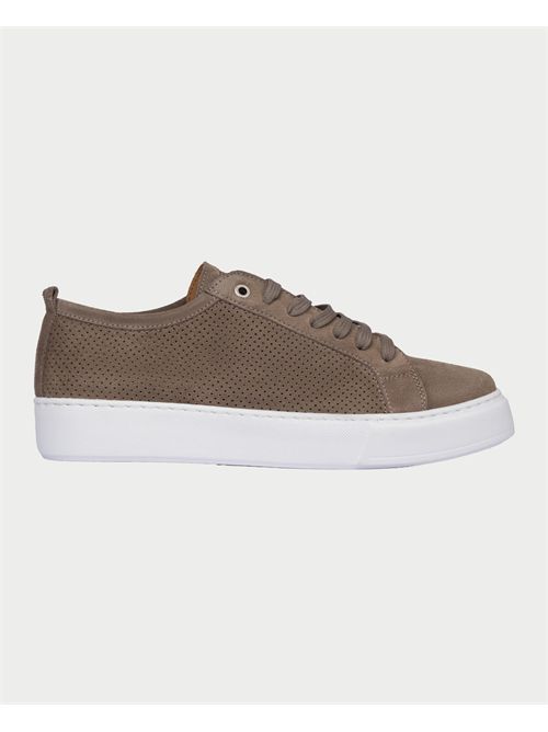 Baskets Exton pour hommes en daim beige EXTON | 565TAUPE