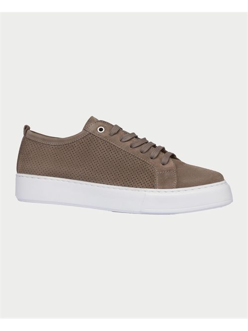 Baskets Exton pour hommes en daim beige EXTON | 565TAUPE