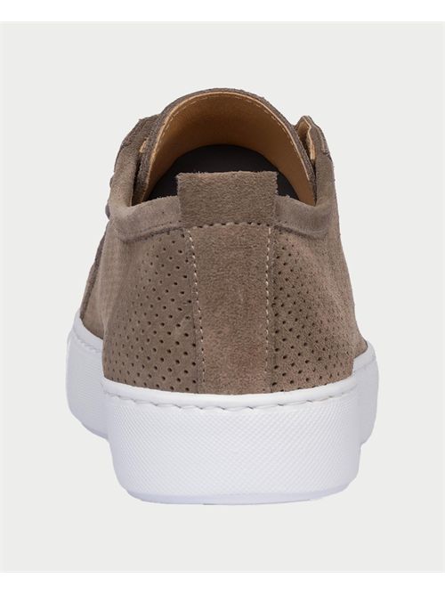 Baskets Exton pour hommes en daim beige EXTON | 565TAUPE