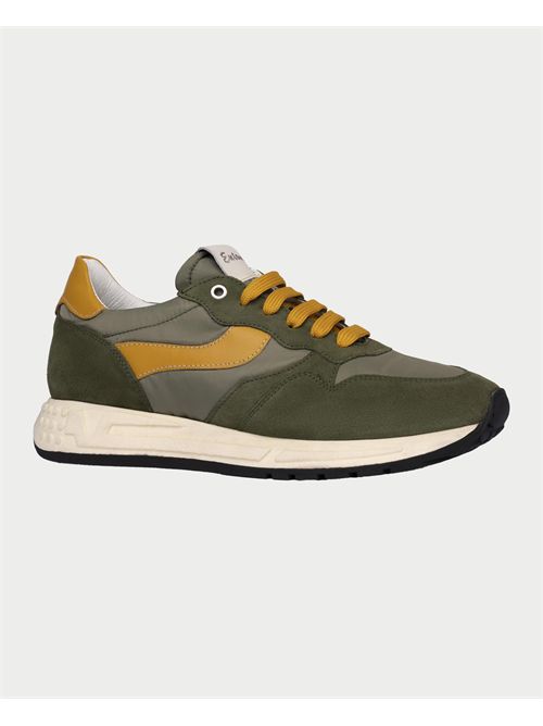 Exton Men's Sneakers Suede and Fabric Green EXTON | 6354