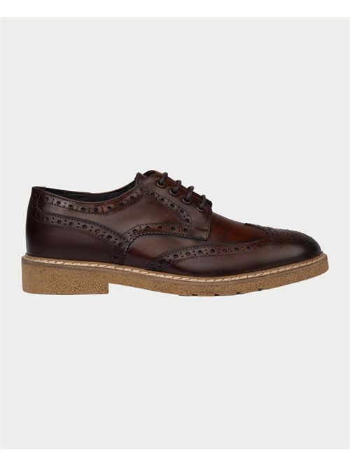 Exton Men's Derby Shoes in Leather EXTON | 8142LEGNO