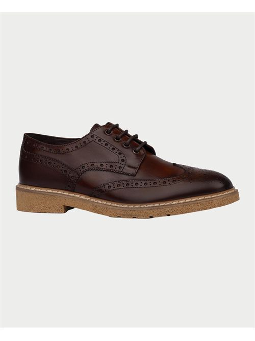 Scarpe Derby uomo di Exton in pelle EXTON | 8142LEGNO