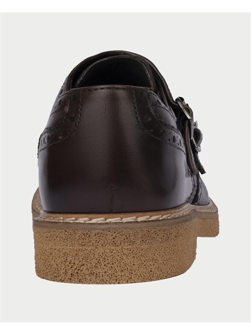 Derby Exton Homme Cuir de Veau Marron EXTON | 8143CASTAGNA