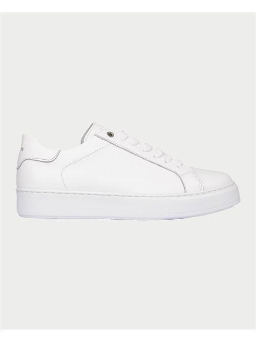 Scarpa Sneakers Exton Uomo Pelle Bianca EXTON | 83BIANCO