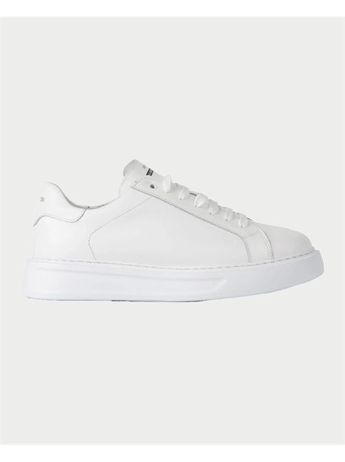 Baskets Homme Cuir Nappa Veau Blanc EXTON | 988BIANCO