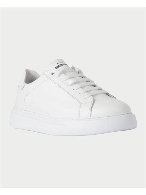 Baskets Homme Cuir Nappa Veau Blanc EXTON | 988BIANCO