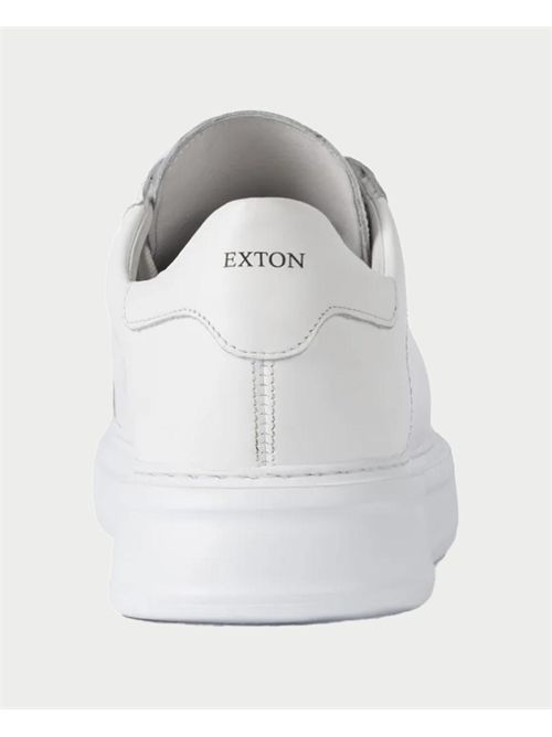 Baskets Homme Cuir Nappa Veau Blanc EXTON | 988BIANCO