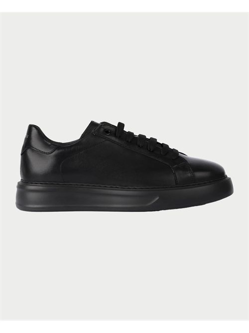 Men's Sneakers Calf Nappa Black EXTON | 988NERO