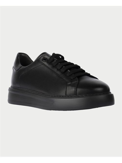 Men's Sneakers Calf Nappa Black EXTON | 988NERO