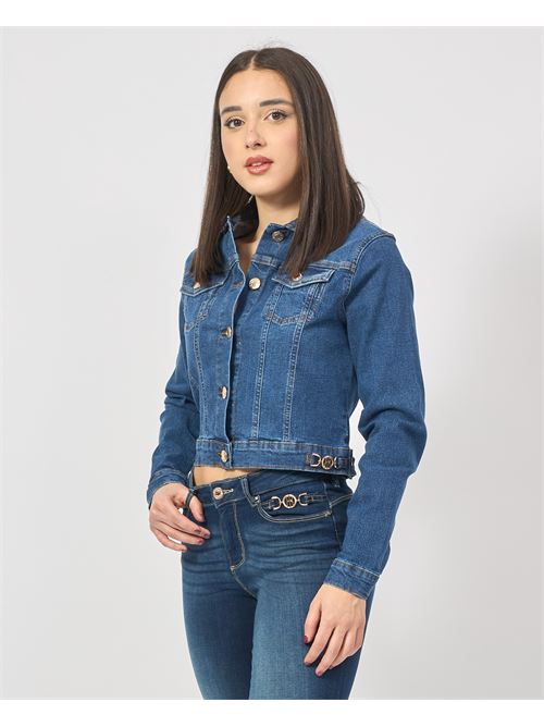 Giubbino corto donna in denim Fracomina FRACOMINA | FP25SJ4001D46093349