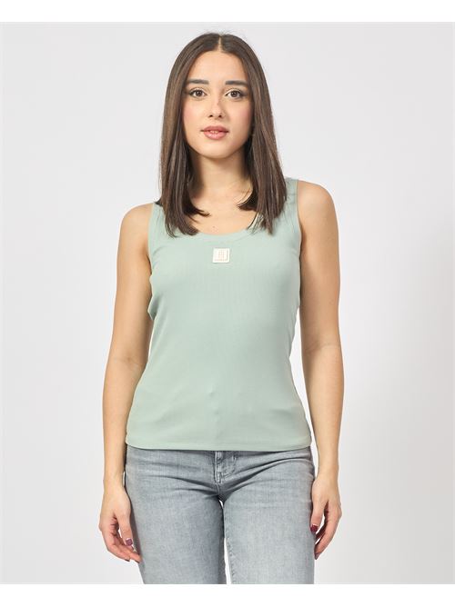 Fracomina tight ribbed tank top FRACOMINA | FP25ST2001J40101247