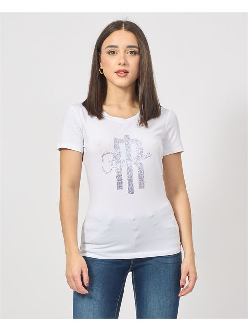 T-shirt en coton coupe régulière Fracomina FRACOMINA | FP25ST3002J449N5278