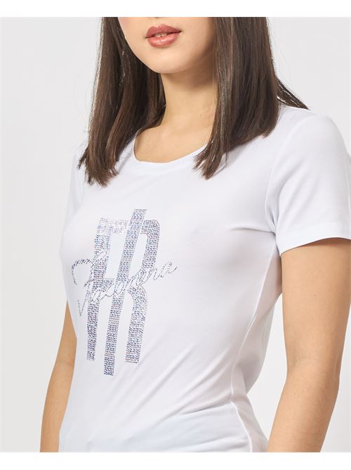 T-shirt en coton coupe régulière Fracomina FRACOMINA | FP25ST3002J449N5278