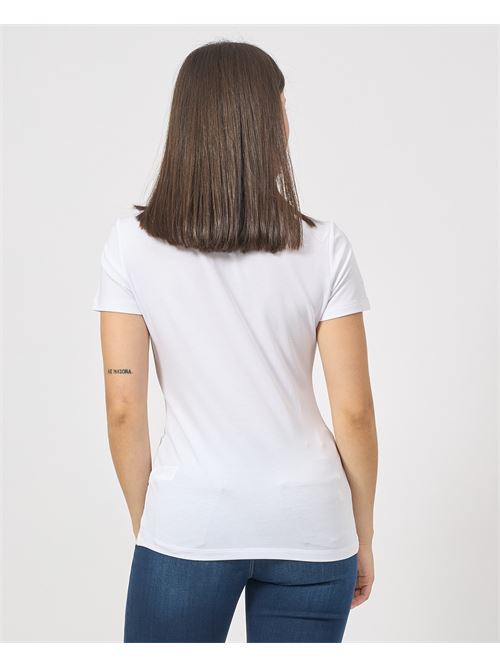 T-shirt en coton coupe régulière Fracomina FRACOMINA | FP25ST3002J449N5278