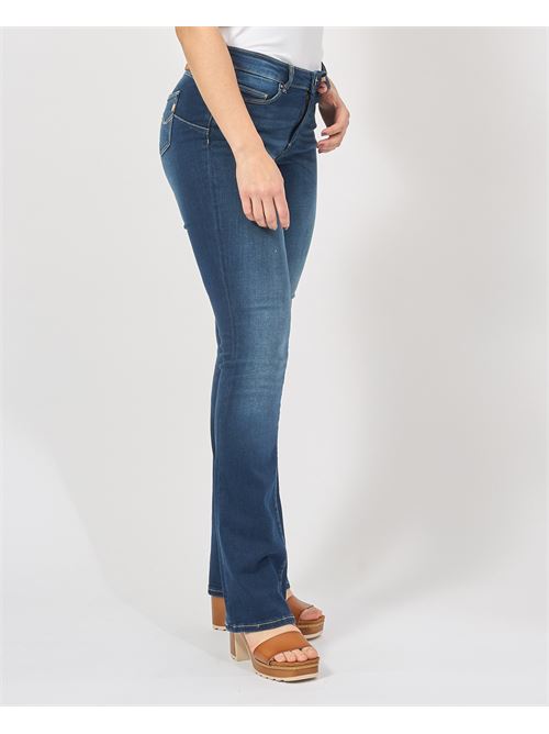 Jeans bootcut donna in denim Fracomina 5 tasche FRACOMINA | FP25SV8020D46001117