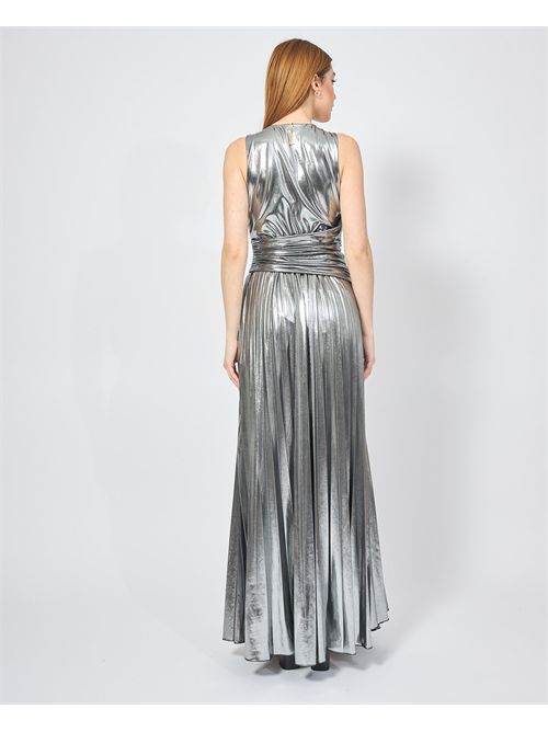 Fracomina Women's Long Dress in Metallic Fabric FRACOMINA | FQ25SD3004W798L9T31