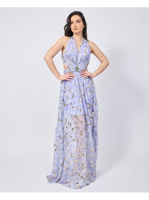 Fracomina women's long dress in floral pattern FRACOMINA | FQ25SD3009W412R8510