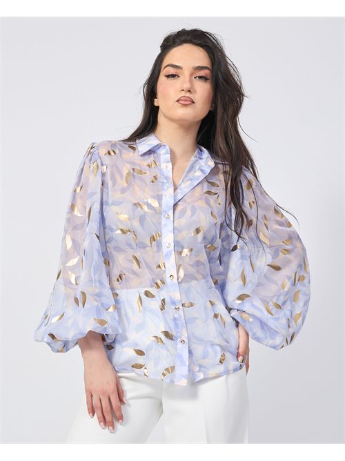 Camicia donna Fracomina regular fit a fantasia floreale FRACOMINA | FQ25ST6003W412R8510