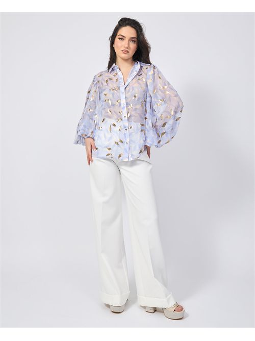 Camicia donna Fracomina regular fit a fantasia floreale FRACOMINA | FQ25ST6003W412R8510