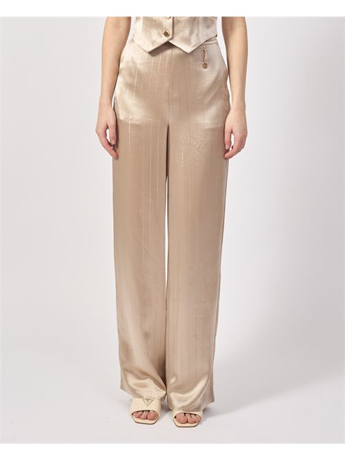 Fracomina Women's Palazzo Pants in Satin FRACOMINA | FQ25SV3003W411N8Q62