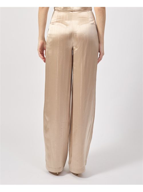 Pantaloni a palazzo donna Fracomina in raso FRACOMINA | FQ25SV3003W411N8Q62