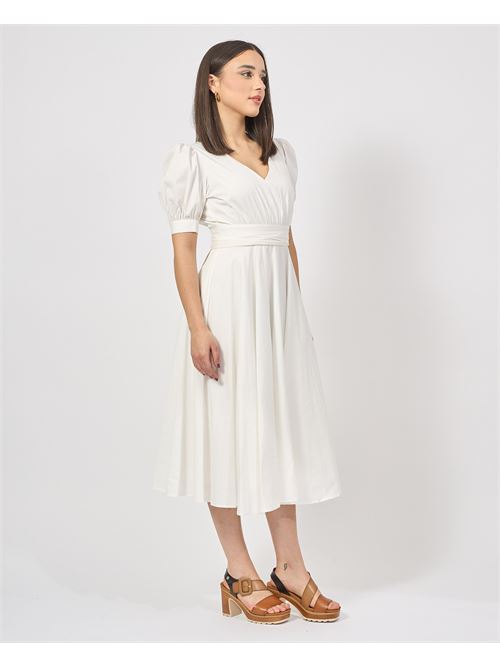 Fracomina midi regular fit long dress FRACOMINA | FR25SD3020W52001278