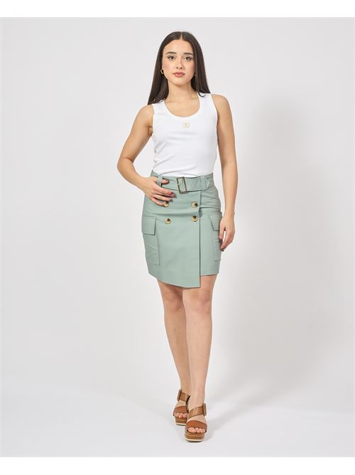 Fracomina tight skirt with belt and buttons FRACOMINA | FR25SG1005W76401247