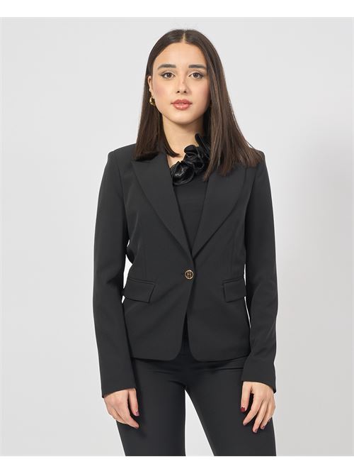 Veste femme Fracomina à simple boutonnage et un bouton FRACOMINA | FR25SJ1001W42901053