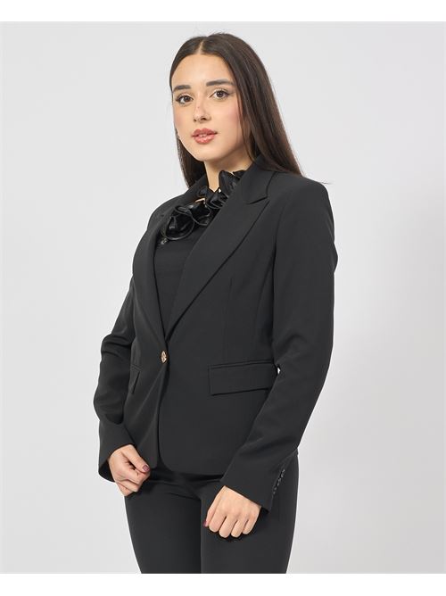 Veste femme Fracomina à simple boutonnage et un bouton FRACOMINA | FR25SJ1001W42901053