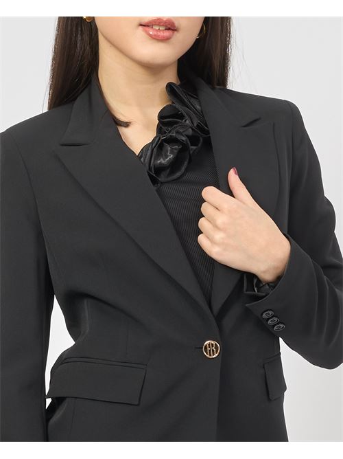 Veste femme Fracomina à simple boutonnage et un bouton FRACOMINA | FR25SJ1001W42901053