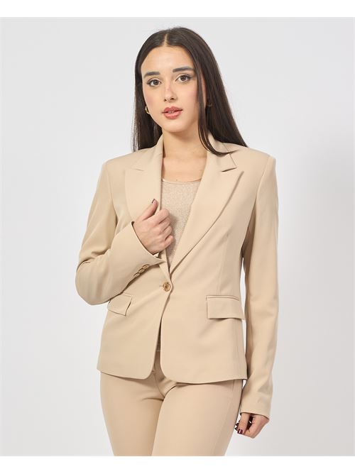 Veste femme Fracomina à simple boutonnage et un bouton FRACOMINA | FR25SJ1001W42901208